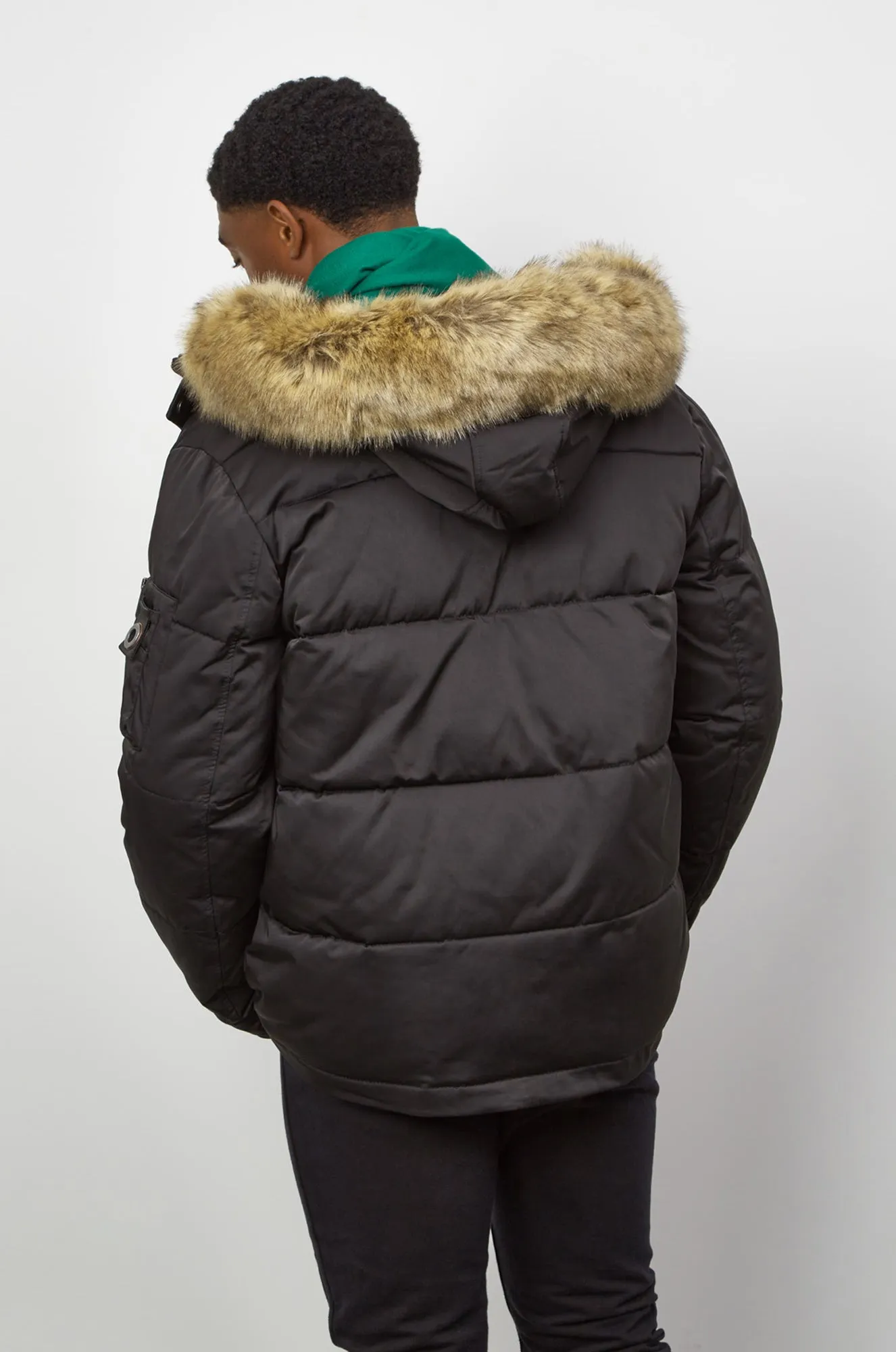 Truman Mid-Length Faux Fur Parka