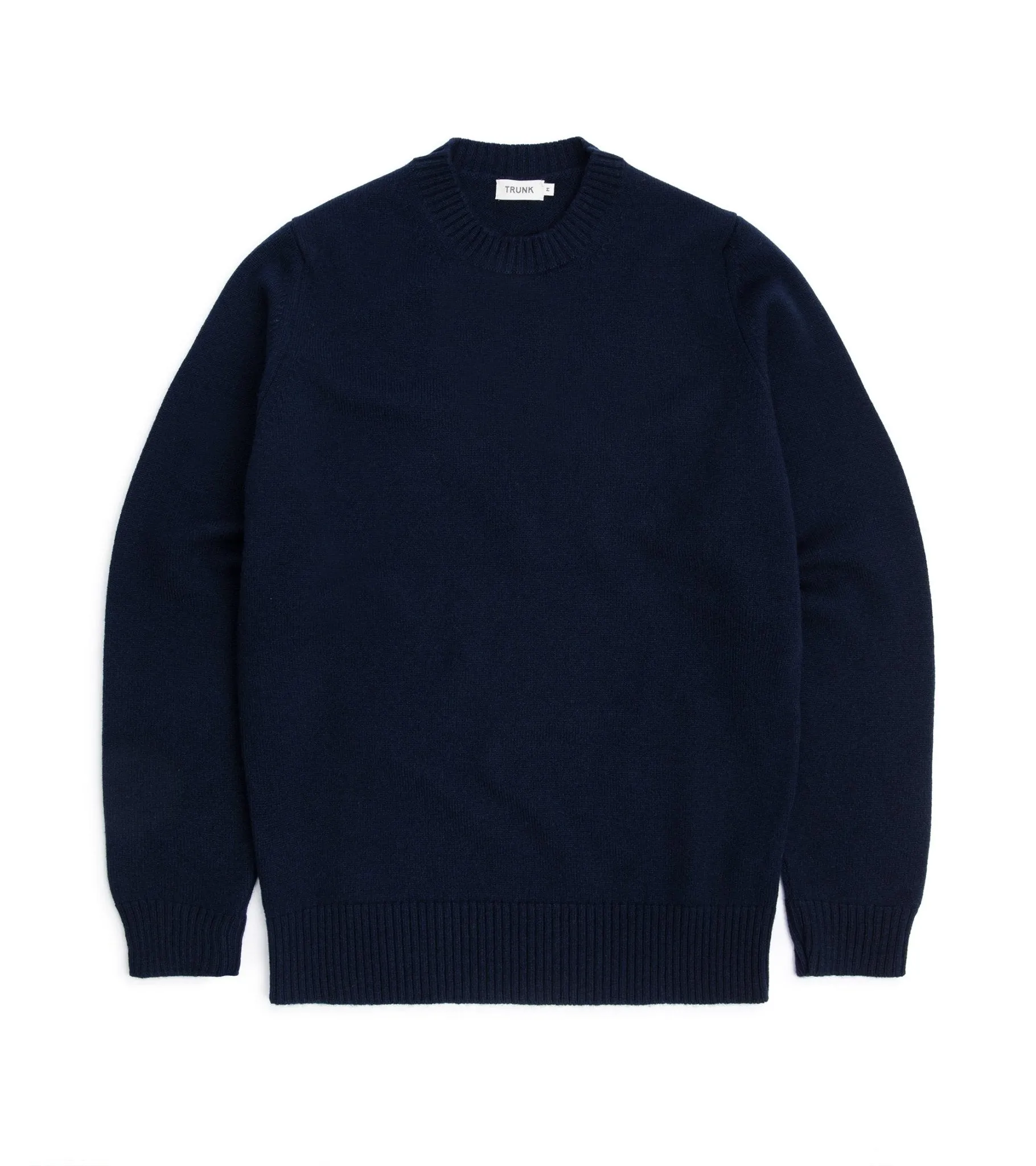 Trunk Dover Cashmere Crew Neck Sweater: Navy