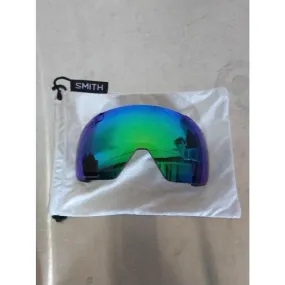 Used Smith I/O Mag Snow Goggle Replacement Lens (Chromapop Sun Green Mirror)