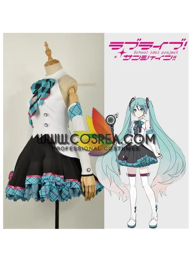 Vocaloid Miku Mirai 2017 Cosplay Costume