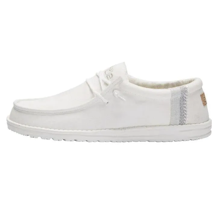 Wally Linen Natural - White