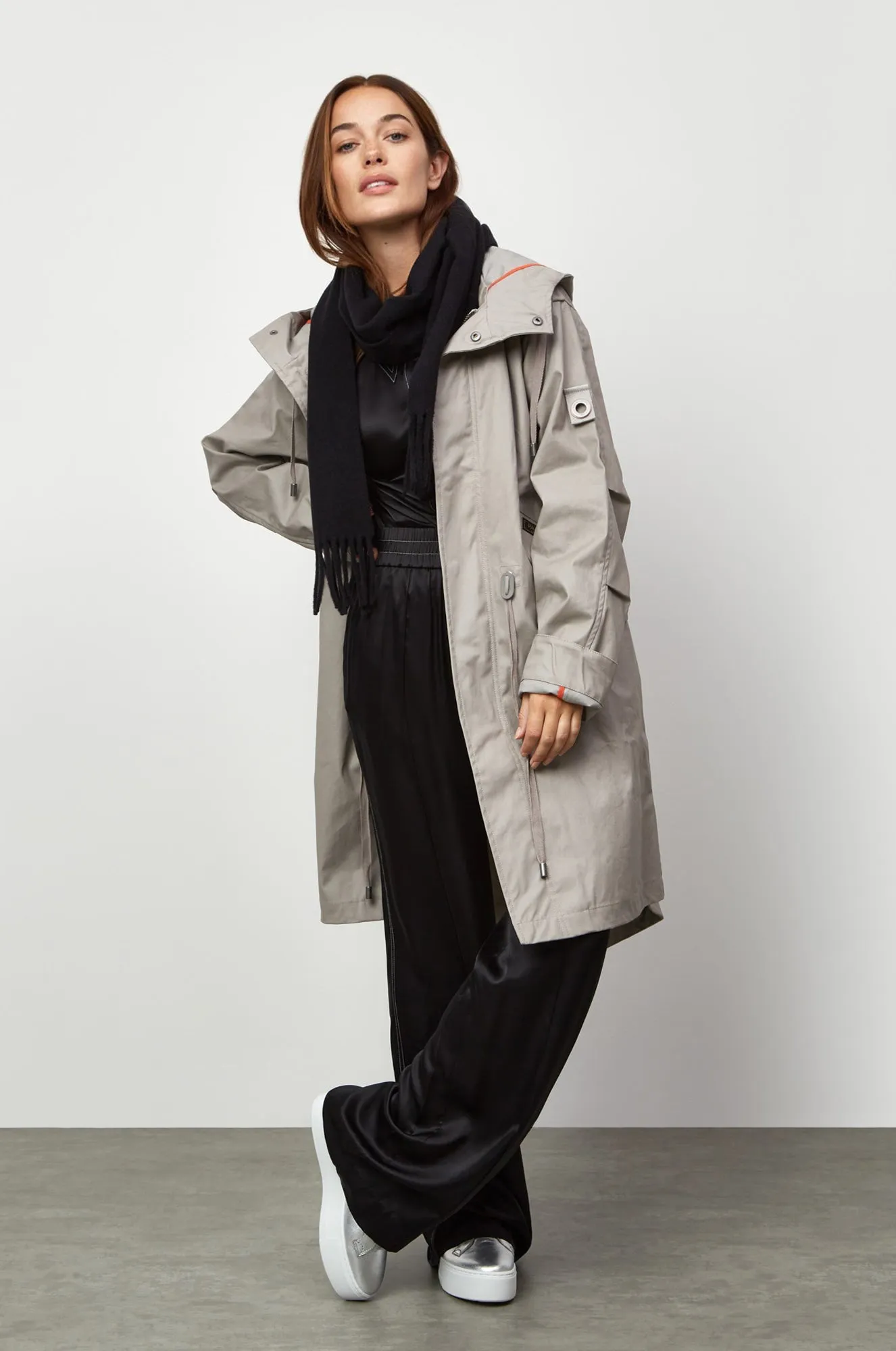 Watson Waxed Cotton Long-Length Parka