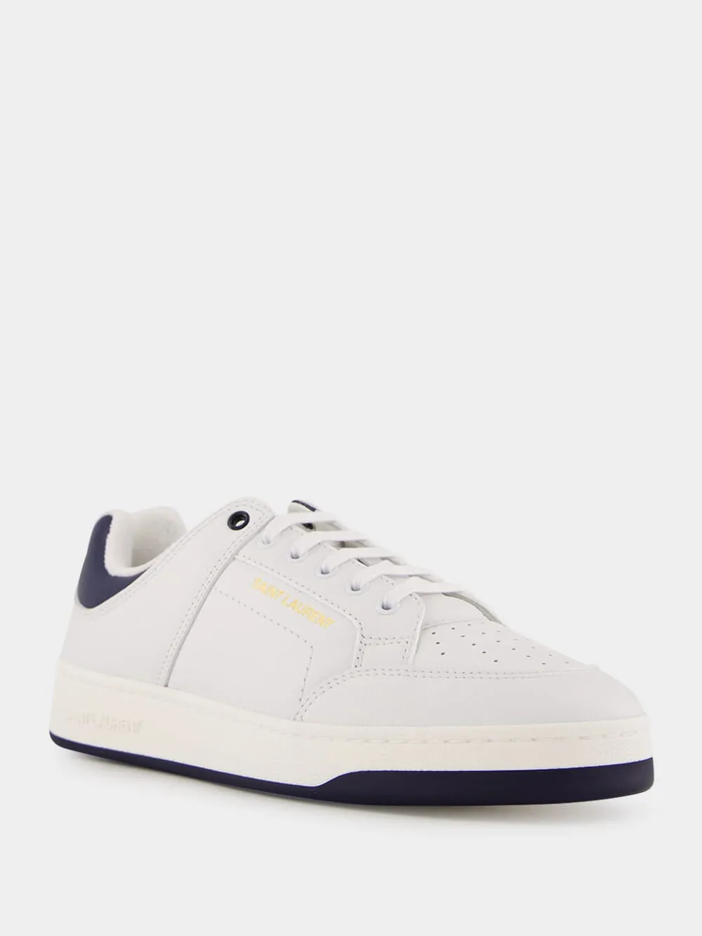 White SL/61 Lace-Up Sneakers