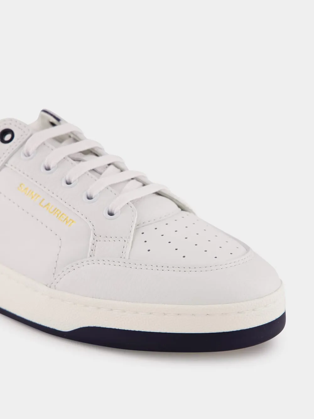 White SL/61 Lace-Up Sneakers