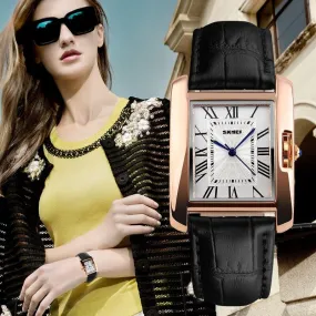 Women's Elegant Retro Fashion Casual Leather Quartz Watch