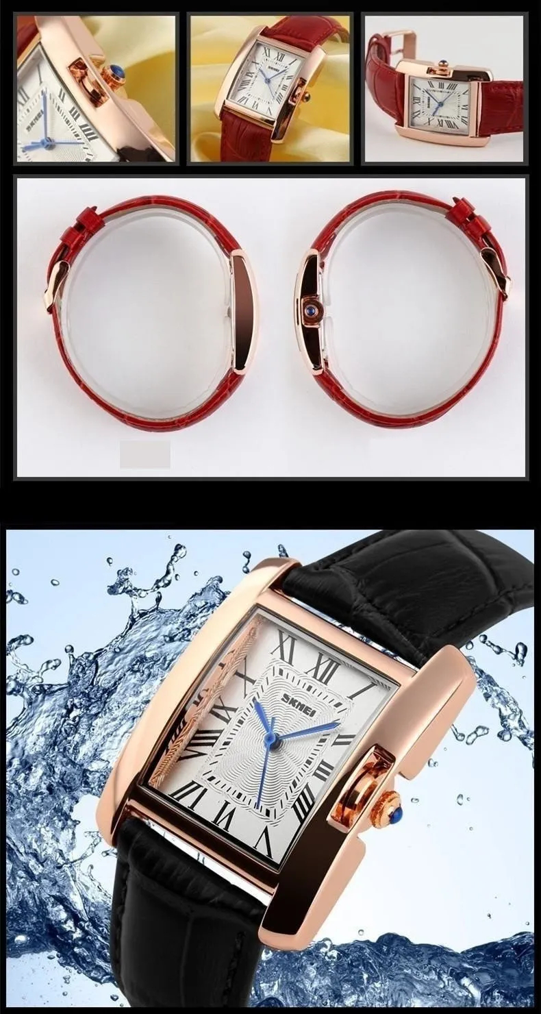 Women's Elegant Retro Fashion Casual Leather Quartz Watch