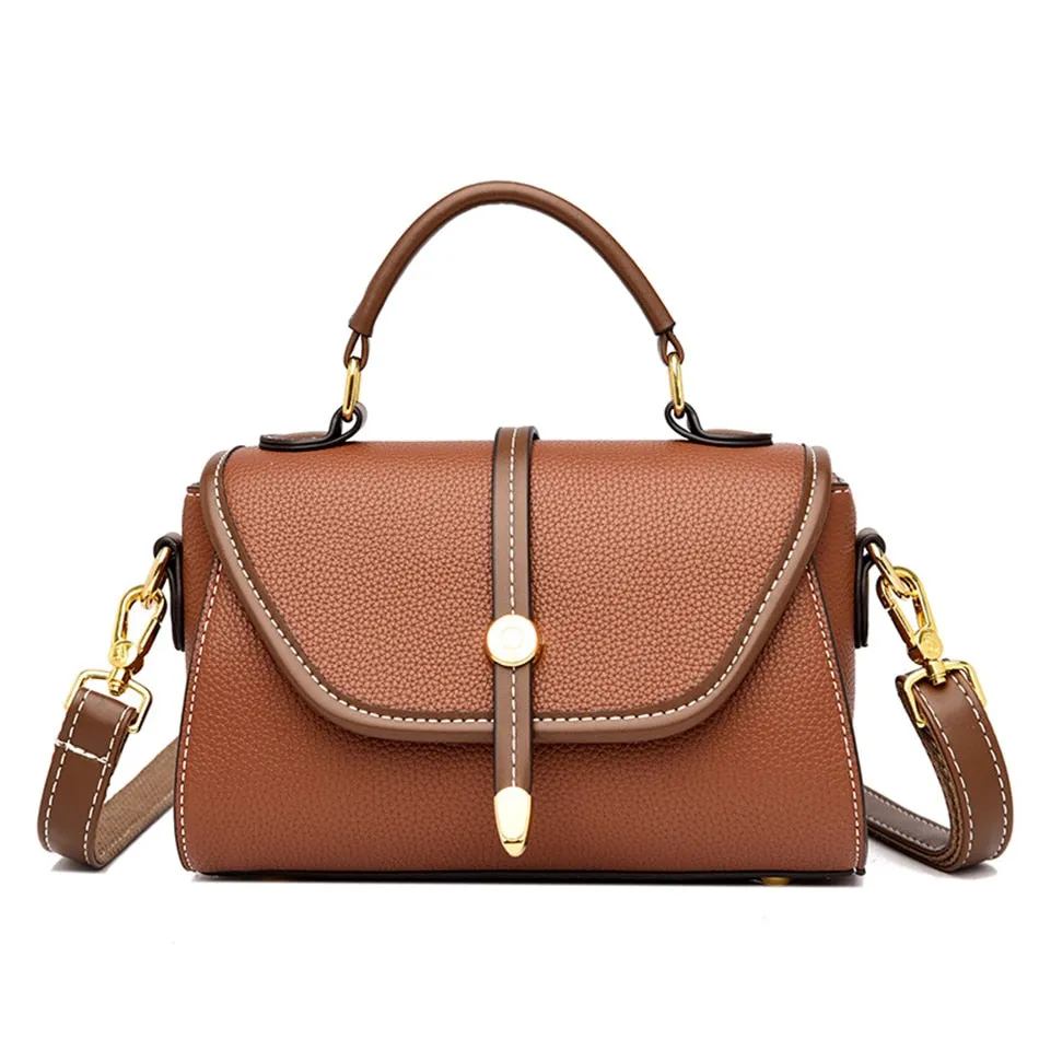 Women's Fashion Synthetic Leather Designer Casual Tote Handbags