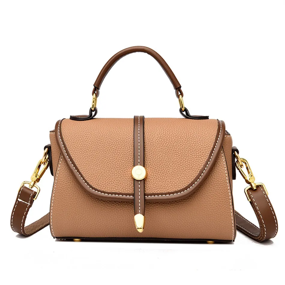 Women's Fashion Synthetic Leather Designer Casual Tote Handbags