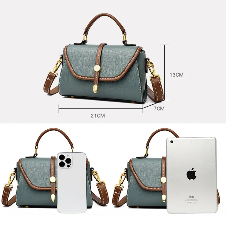 Women's Fashion Synthetic Leather Designer Casual Tote Handbags