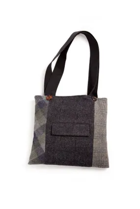 Wool Tote in Denim