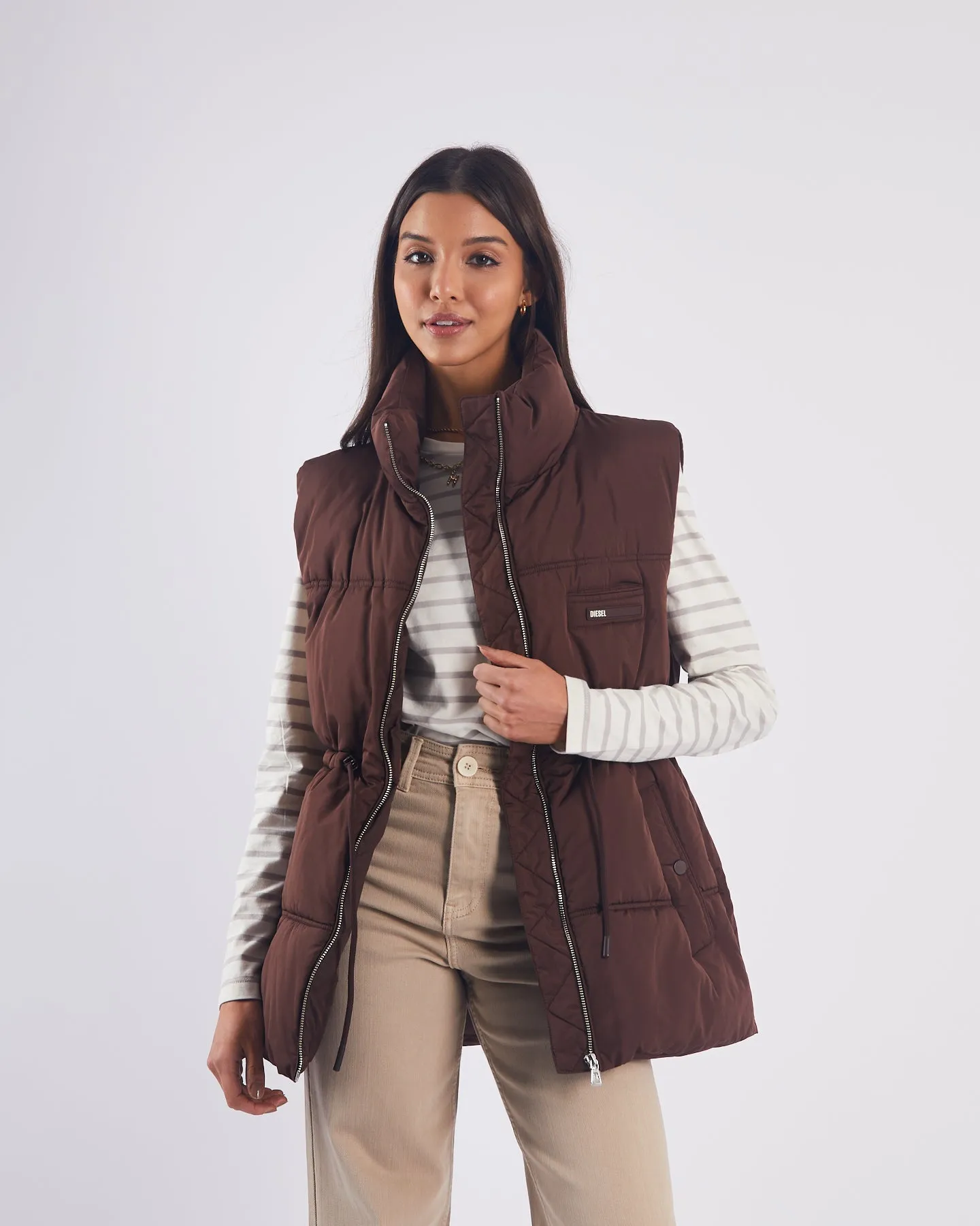 Zella Gilet Deep Coco