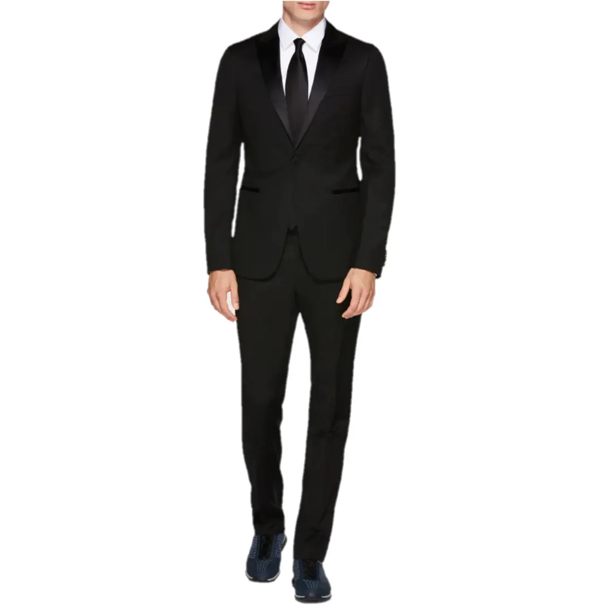 ZZegna Black Peak Tuxedo