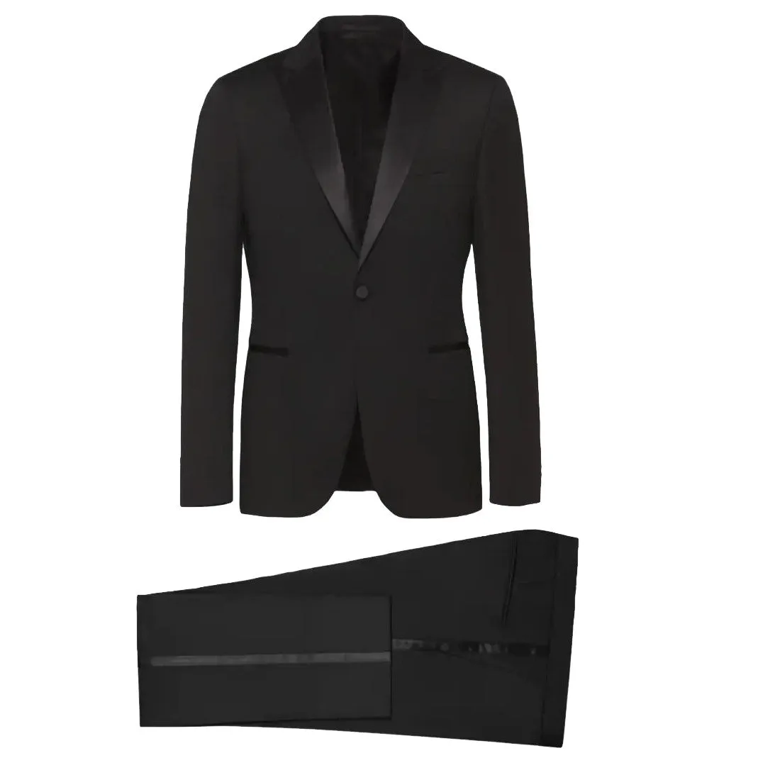 ZZegna Black Peak Tuxedo